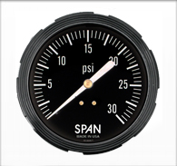 3.5″ Span Liquid Filled Sub-Sea Gauge